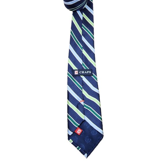 Chaps Striped Silk Tie - Picture 2 of 3